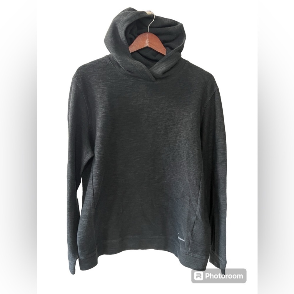 NIKE Yoga Dri-Fit Hooded Black Sweatshirt Size M Women